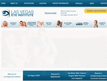 Tablet Screenshot of lasvegaseyeinstitute.com